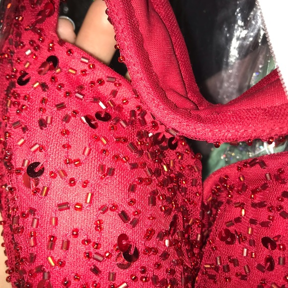 Red Scala Prom Dress #48408 Size 0/2 - Picture 7 of 7